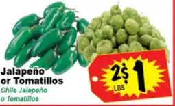 Superior Grocers Jalapeño or Tomatillos offer