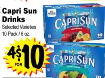 Superior Grocers Capri Sun Drinks offer