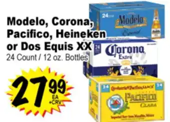 Superior Grocers Modelo, Corona, Pacifico, Heineken or Dos Equis XX offer