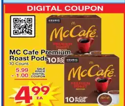 Superior Grocers MC Cafe Premium Roast Pods offer
