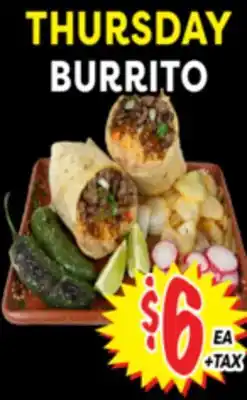 Superior Grocers BURRITO offer