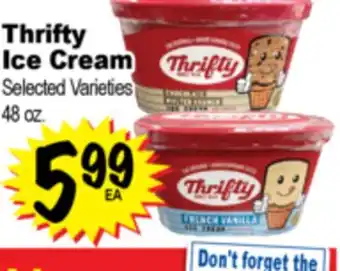 Superior Grocers Thrifty Ice Cream offer