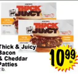 Superior Grocers Thick & Juicy Bacon Bacon & Cheddar & Cheddar Patties offer