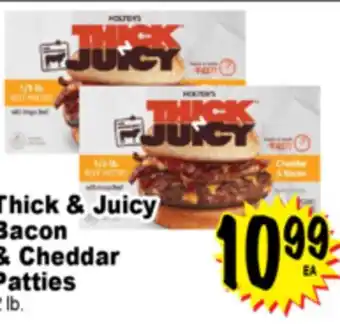 Superior Grocers Thick & Juicy Bacon Bacon & Cheddar & Cheddar Patties offer