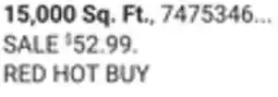 Ace Hardware 15, 000 Sq. Ft offer