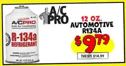 Ollie's A/C PRO 12 OZ. AUTOMOTIVE R134A offer