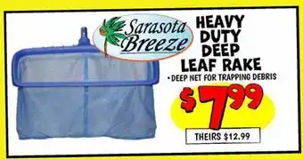 Ollie's HEAVY DUTY DEEP LEAF RAKE offer
