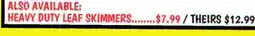 Ollie's HEAVY DUTY LEAF SKIMMERS offer