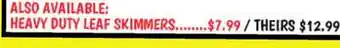 Ollie's HEAVY DUTY LEAF SKIMMERS offer