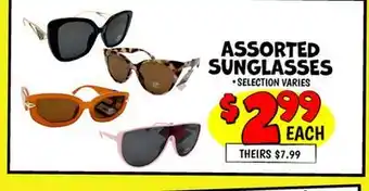 Ollie's ASSORTED SUNGLASSES offer