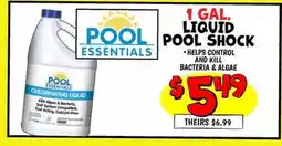 Ollie's 1 GAL. LIQUID POOL SHOCK offer