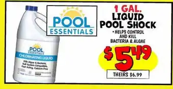 Ollie's 1 GAL. LIQUID POOL SHOCK offer