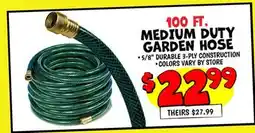 Ollie's 100 FT. MEDIUM DUTY GARDEN HOSE offer
