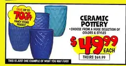 Ollie's CERAMIC POTTERY offer