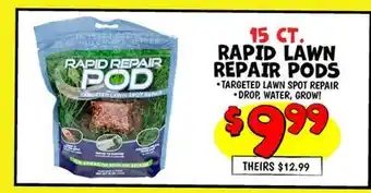 Ollie's 15 CT. RAPID LAWN REPAIR PODS offer