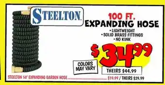 Ollie's STEELTON 100 FT. EXPANDING HOSE offer
