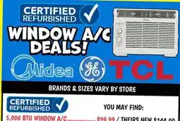 Ollie's 5,000 BTU WINDOW A/C offer