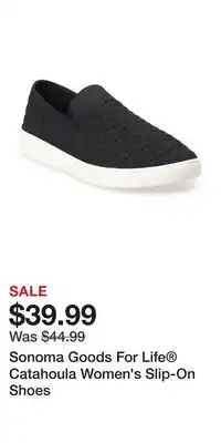 Kohl's Sonoma Goods For Life Catahoula Women's Slip-On Shoes offer