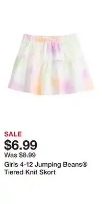 Kohl's Girls 4-12 Jumping Beans Tiered Knit Skort offer