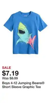 Kohl's Boys 4-12 Jumping Beans Short Sleeve Graphic Tee offer