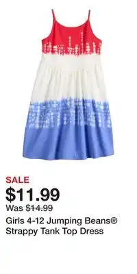 Kohl's Girls 4-12 Jumping Beans Strappy Tank Top Dress offer
