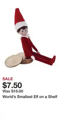 Kohl's World's Smallest Elf on a Shelf offer