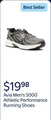 Walmart Avia Men's 5000 Athletic Performance Running Shoes, Wide Width Available offer