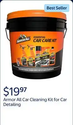 Walmart Armor All Car Cleaning Kit for Car Detailing, 8-Piece Set​ offer