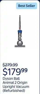 Walmart Restored Premium Dyson Ball Animal 2 Origin Upright Vacuum | Blue (Refurbished) offer