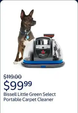 Walmart Bissell Little Green Select Portable Carpet Cleaner 3519 offer