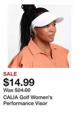 Dick's Sporting Goods CALIA Golf Women's Performance Visor offer