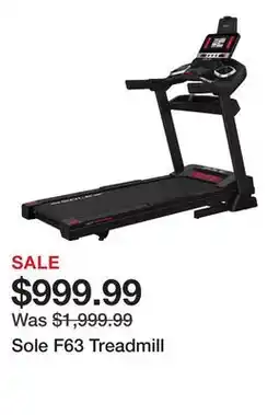 Dick's Sporting Goods Sole F63 Treadmill offer