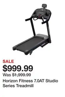 Dick's Sporting Goods Horizon Fitness 7.0AT Studio Series Treadmill offer