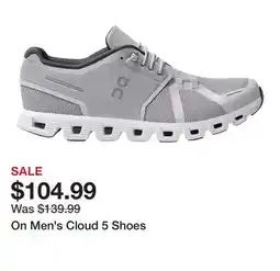 Dick's Sporting Goods On Men's Cloud 5 Shoes offer