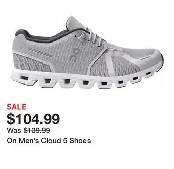 Dick's Sporting Goods On Men's Cloud 5 Shoes offer