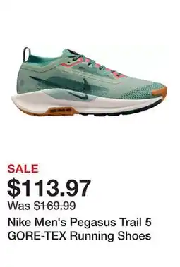 Dick's Sporting Goods Nike Men's Pegasus Trail 5 GORE-TEX Running Shoes offer