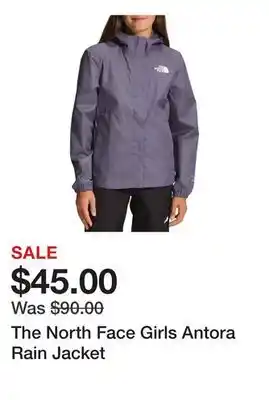 Dick's Sporting Goods The North Face Girls Antora Rain Jacket offer