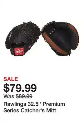 Dick's Sporting Goods Rawlings 32.5'' Premium Series Catcher's Mitt offer