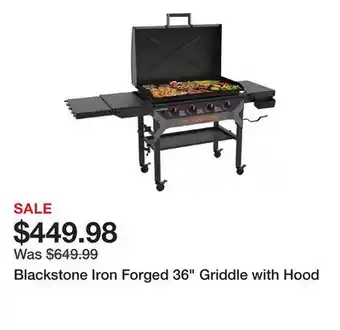 Dick's Sporting Goods Blackstone Iron Forged 36 Griddle with Hood offer