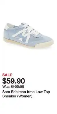 Nordstrom Sam Edelman Irma Low Top Sneaker (Women) offer