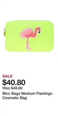 Nordstrom Bloc Bags Medium Flamingo Cosmetic Bag offer