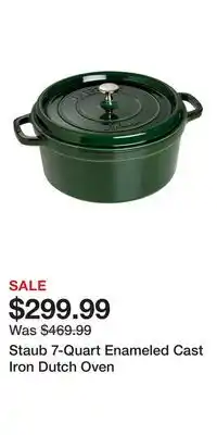 Nordstrom Staub 7-Quart Enameled Cast Iron Dutch Oven offer