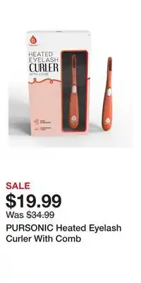 Nordstrom PURSONIC Heated Eyelash Curler With Comb offer