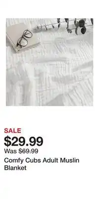 Nordstrom Comfy Cubs Adult Muslin Blanket offer