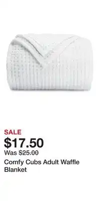 Nordstrom Comfy Cubs Adult Waffle Blanket offer