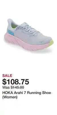 Nordstrom HOKA Arahi 7 Running Shoe (Women) offer