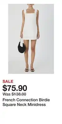 Nordstrom French Connection Birdie Square Neck Minidress offer