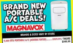 Ollie's 9,000 BTU PORTABLE A/C offer