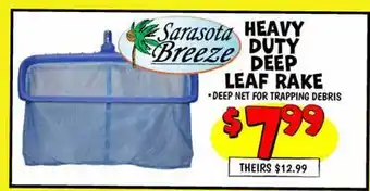 Ollie's Sarasota Breeze HEAVY DUTY DEEP LEAF RAKE offer