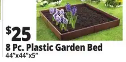 Ocean State Job Lot 8 Pc. Plastic Garden Bed offer